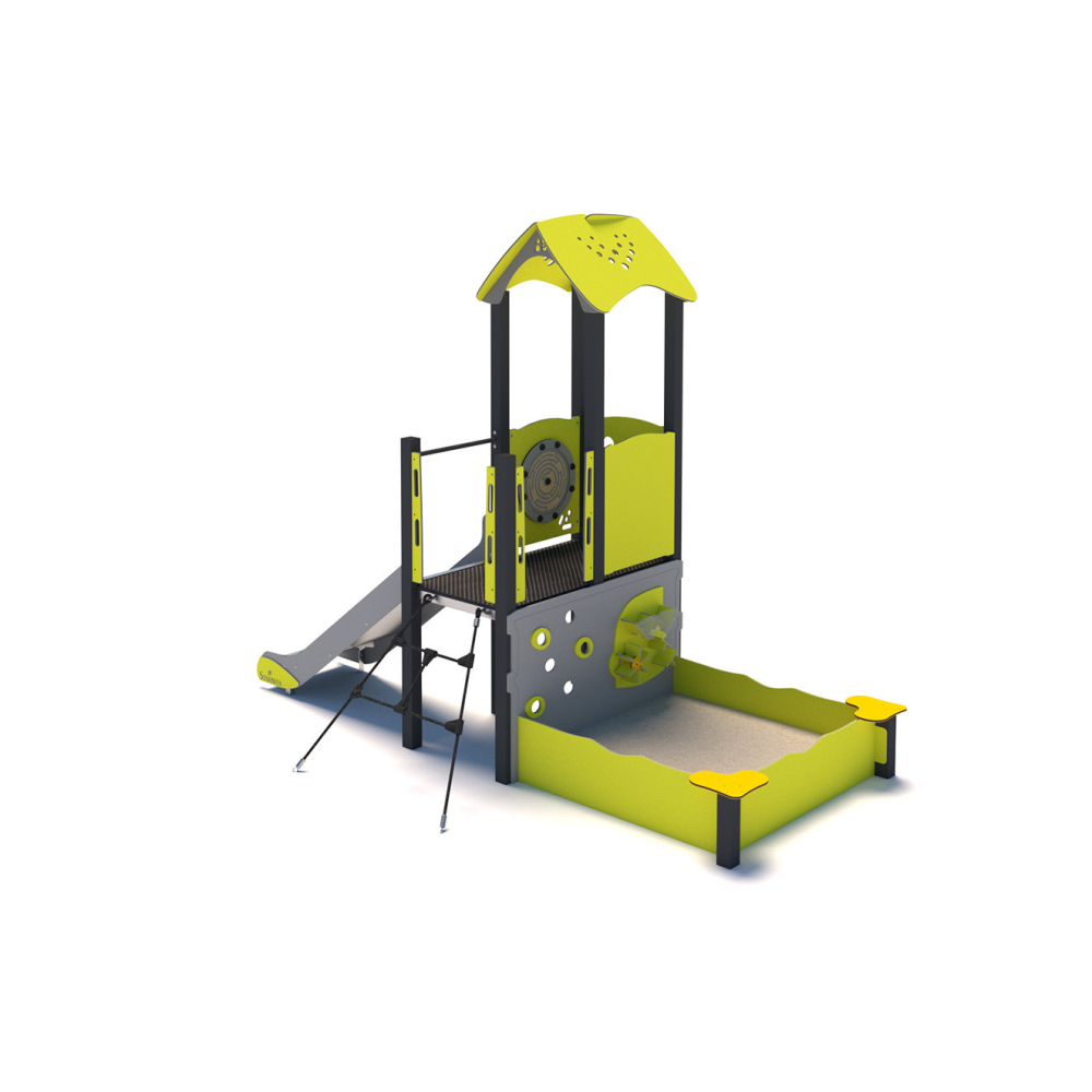 Set 106 – a classic playground with a sandpit and a slide | STARMAX