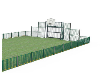 Boisko wielofunkcyjne 22x12m do piłki nożnej i koszykówki