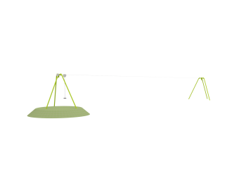 Embankment zip line 21m – a safe and exciting playground