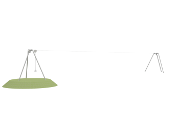 Embankment zip line 21m – a safe and exciting playground