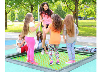 In-ground trampoline LARGE CRATER for the playground | Starmax