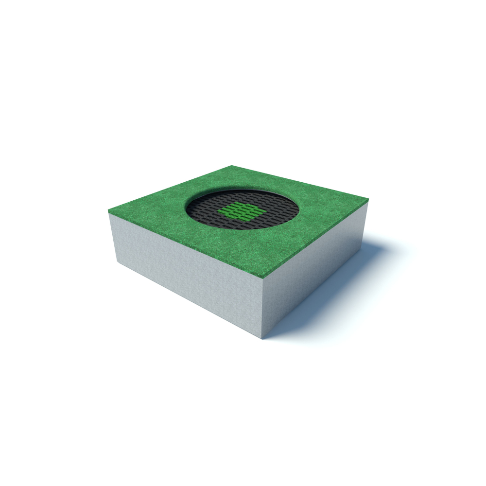 In-ground trampoline SMALL SQUARE CRATER | Starmax