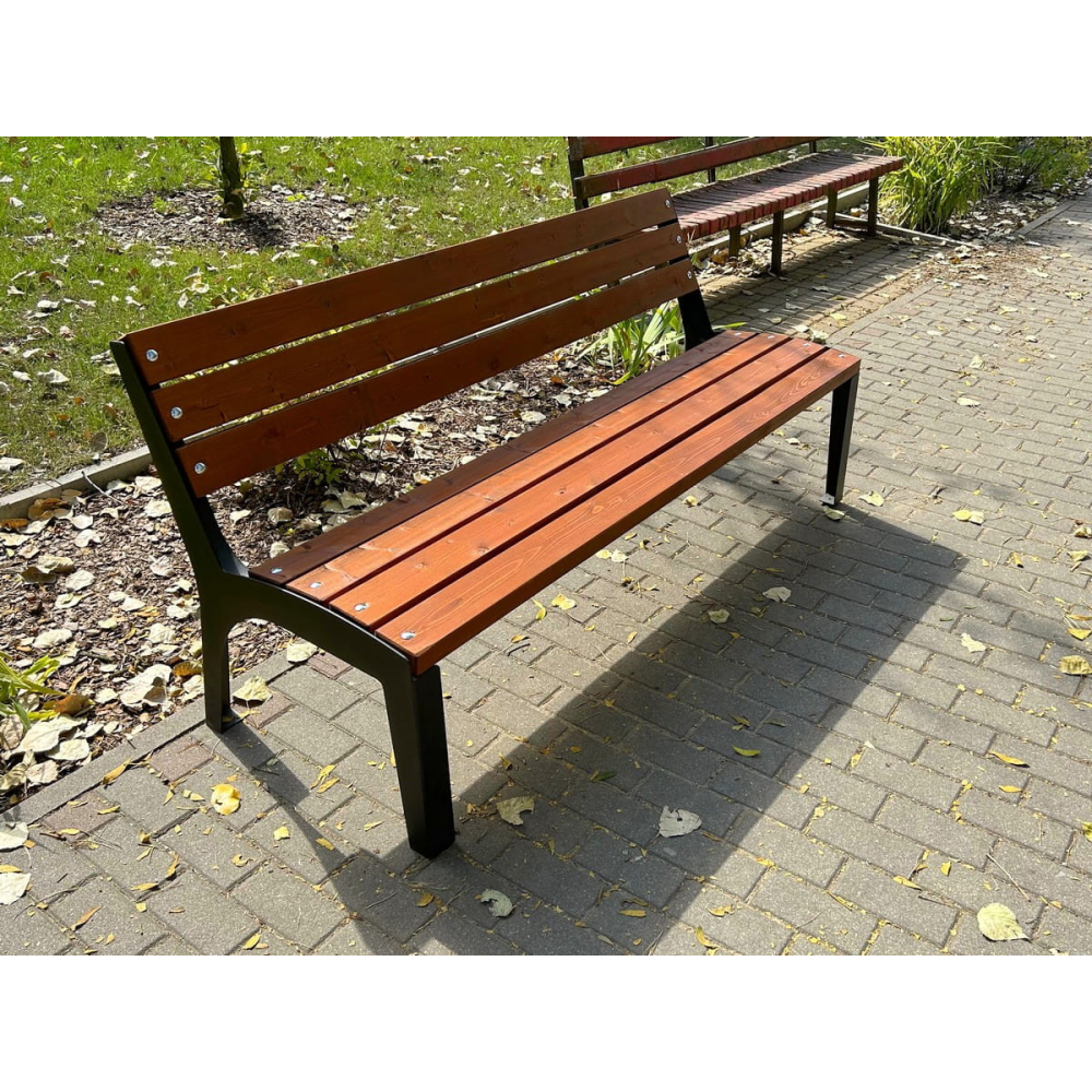 L-3 urban bench Brico with backrest | Starmax