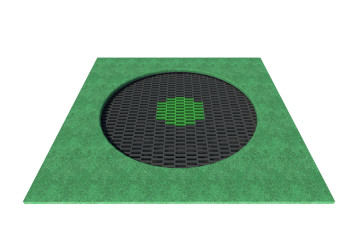 In-ground trampoline LARGE SQUARE CRATER | Starmax