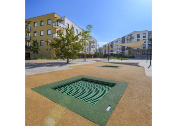 In-ground trampoline SMALL CRATER for the playground | Starmax