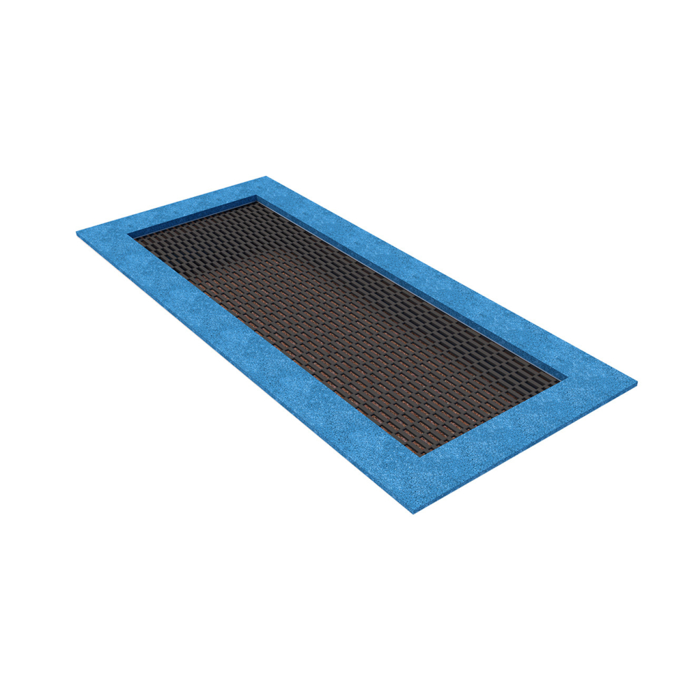 In-ground trampoline rectangular "medium | Starmax