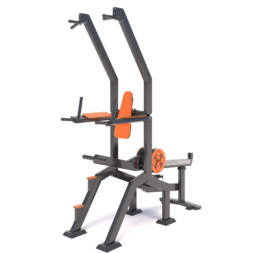 Assisted Pull-Up, Chin-Up, Leg Raises & Dip Machine - outdoor fitness