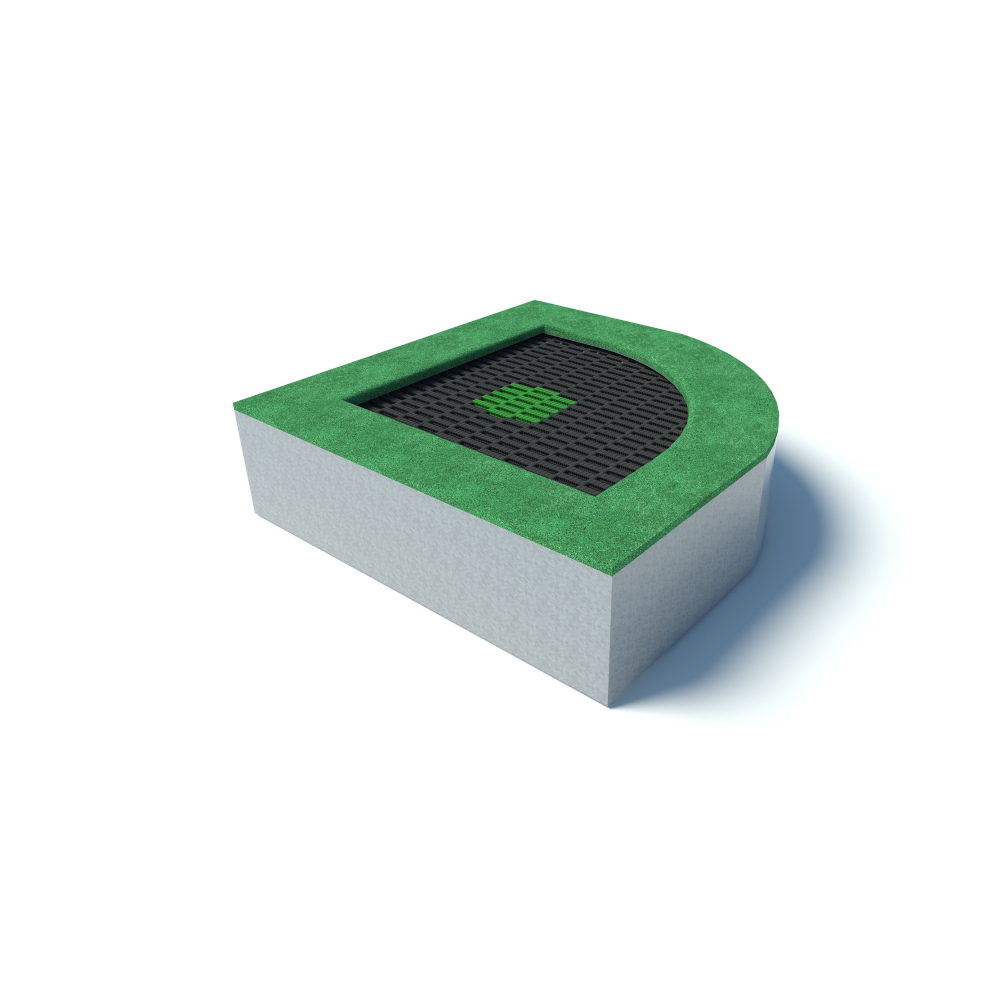 In-ground trampoline for sets