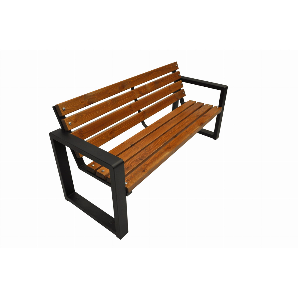 L-6 urban bench Grande with backrest