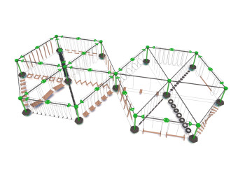 Park linowy modułowy P7119