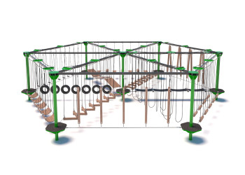 Park linowy modułowy P7102