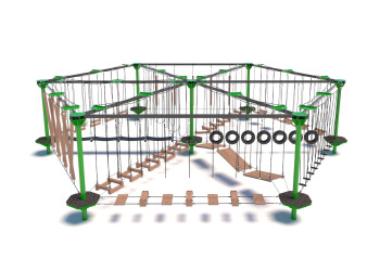 Park linowy modułowy P7102