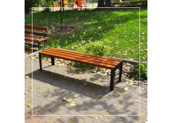 L-8 park bench Brico without backrest | Starmax