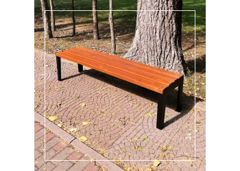 L-8 park bench Brico without backrest | Starmax
