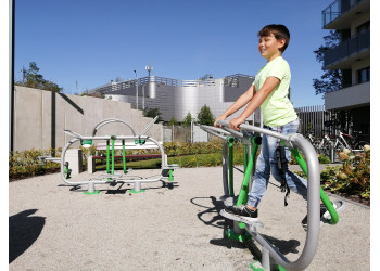 Double Runner - outdoor gym for children EN16630