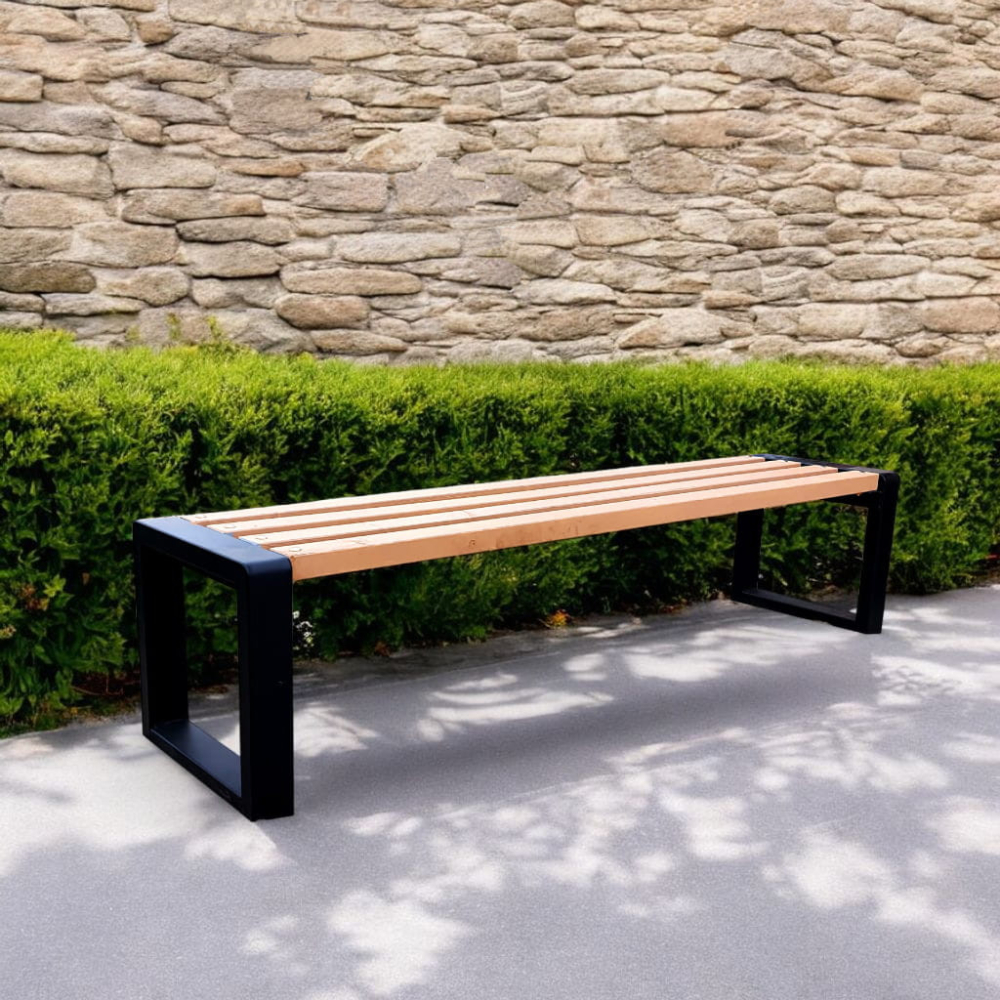 L-9 park bench Grande without backrest | Starmax