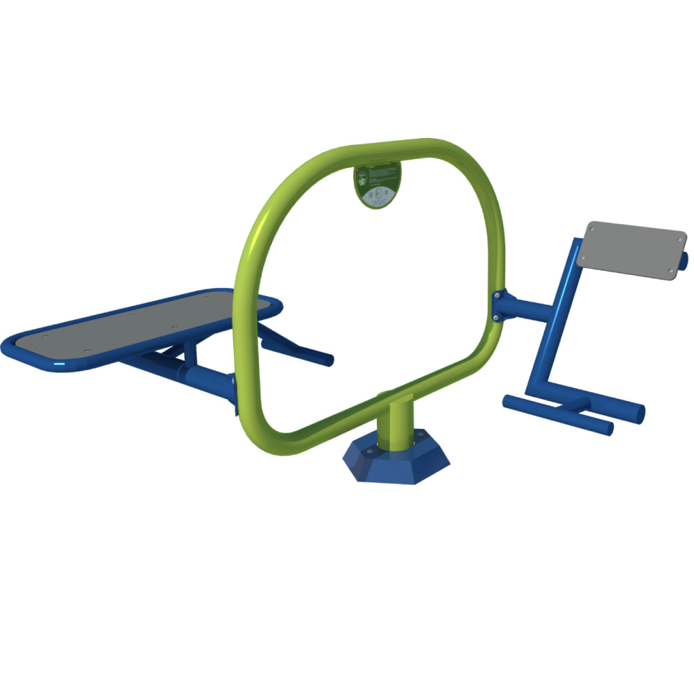 Bench + Back extension - gym for kids EN16630