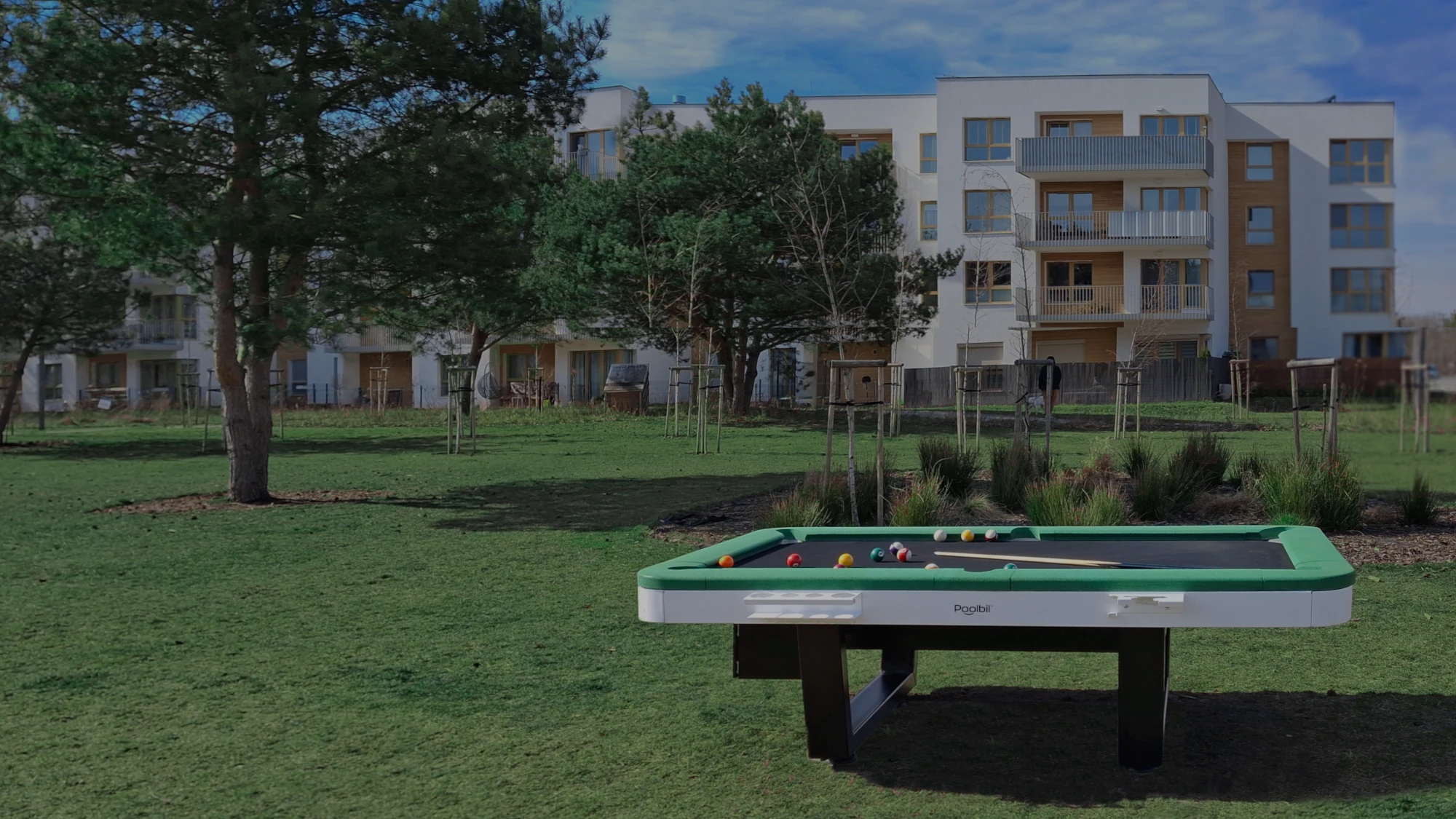 poolbil billiards table for backyard