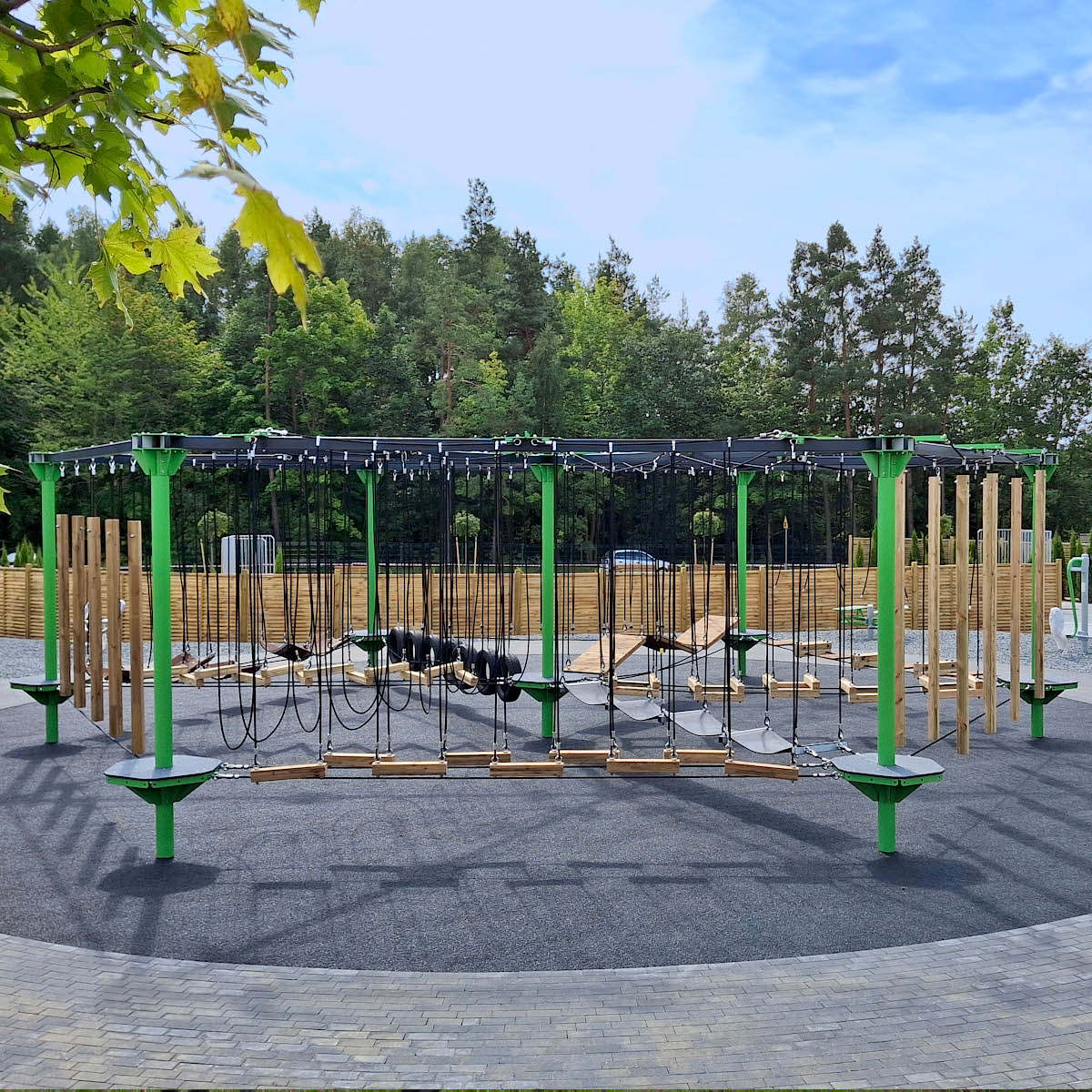 park linowy niski bez asekuracji - 12 tras