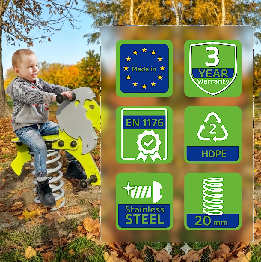 Bujak sprężynowy na plac zabaw