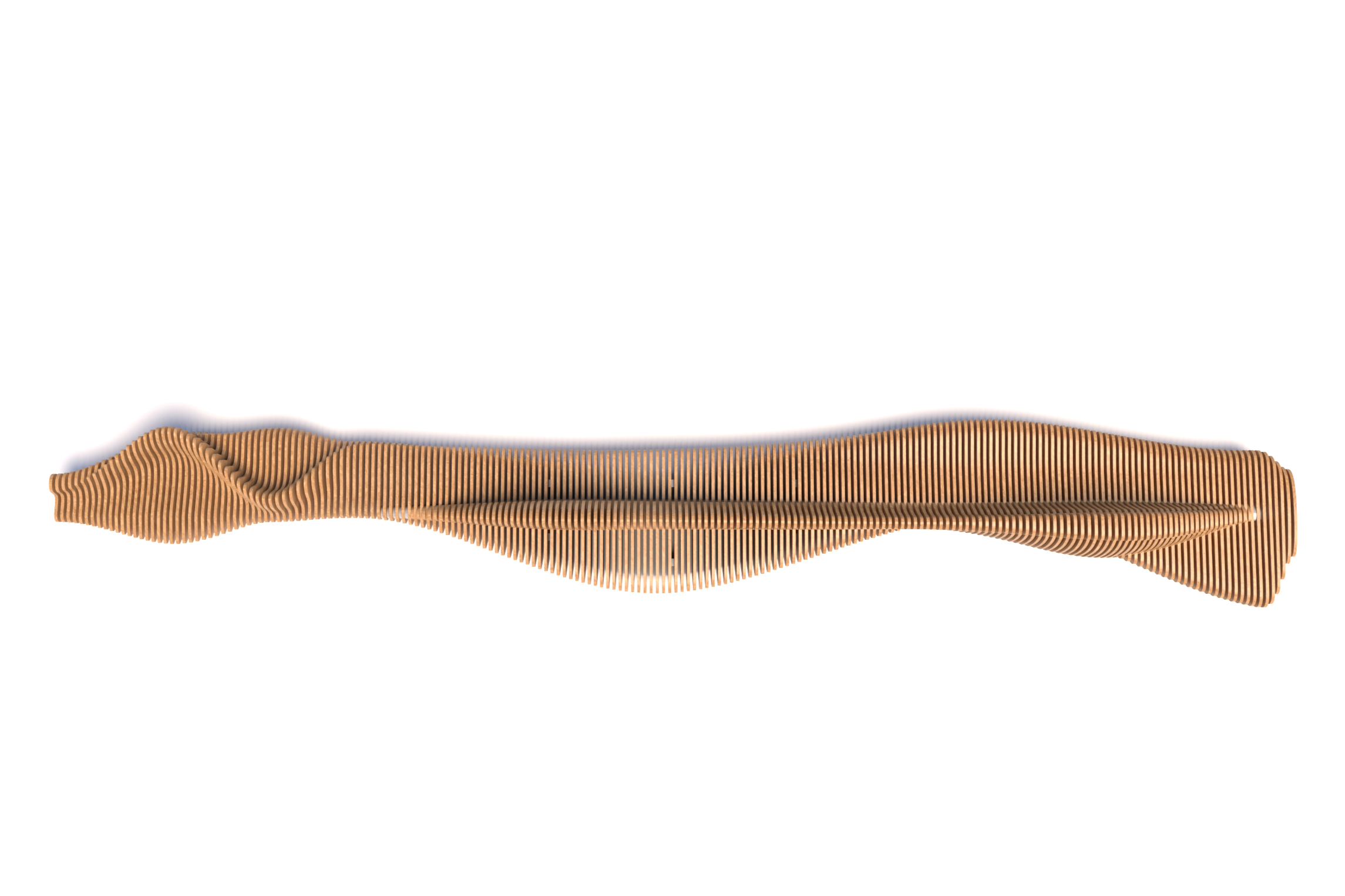 ŁAWKA OGRODOWA nowoczesny design organiczny
