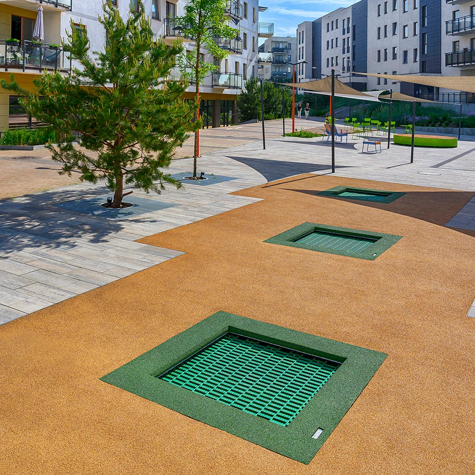 Nawierzchnie bezpieczne na plac zabaw EPDM