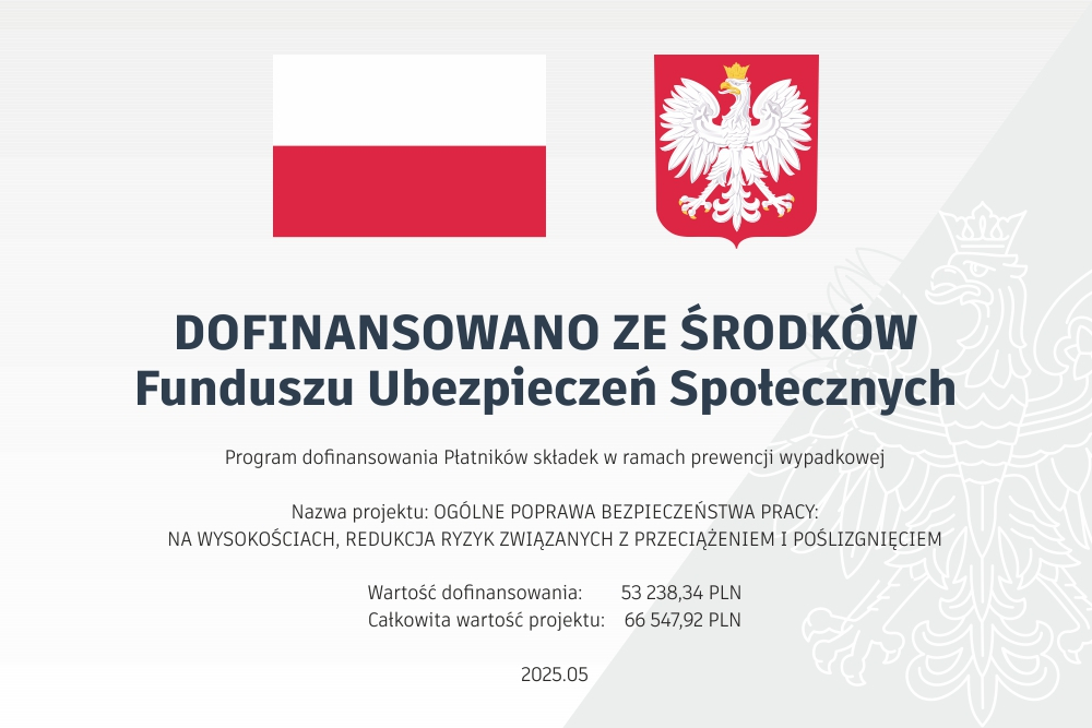 Project co-financed by the Social Insurance Fund