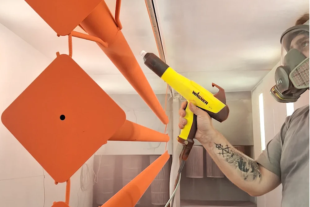 Powder coating of steel – MALMET paint shop