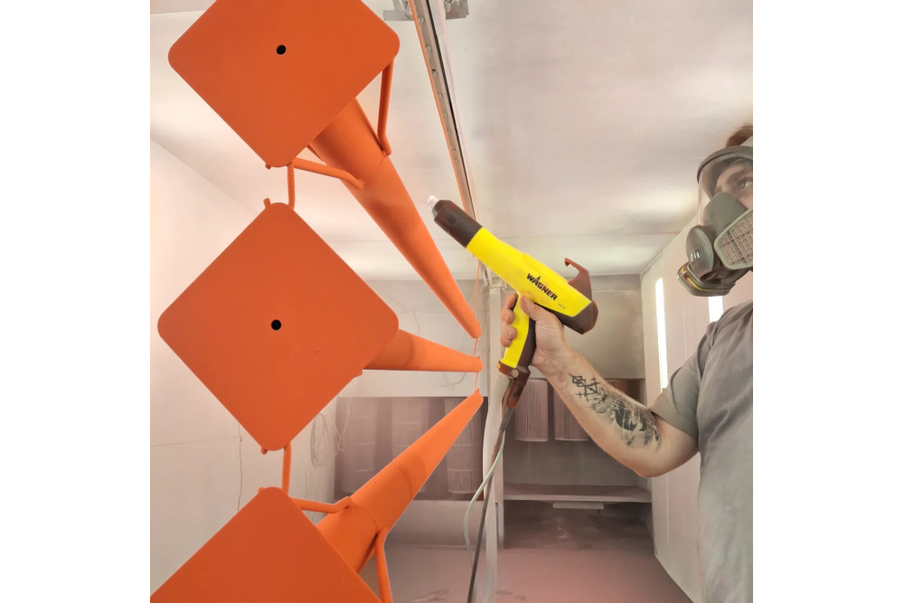 Powder coating of steel – MALMET paint shop