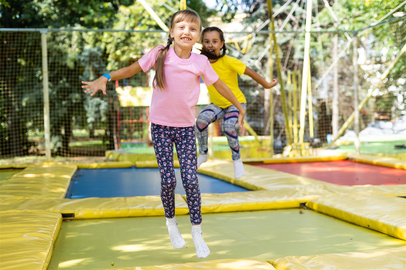 A playground trampoline as a way to healthy movement